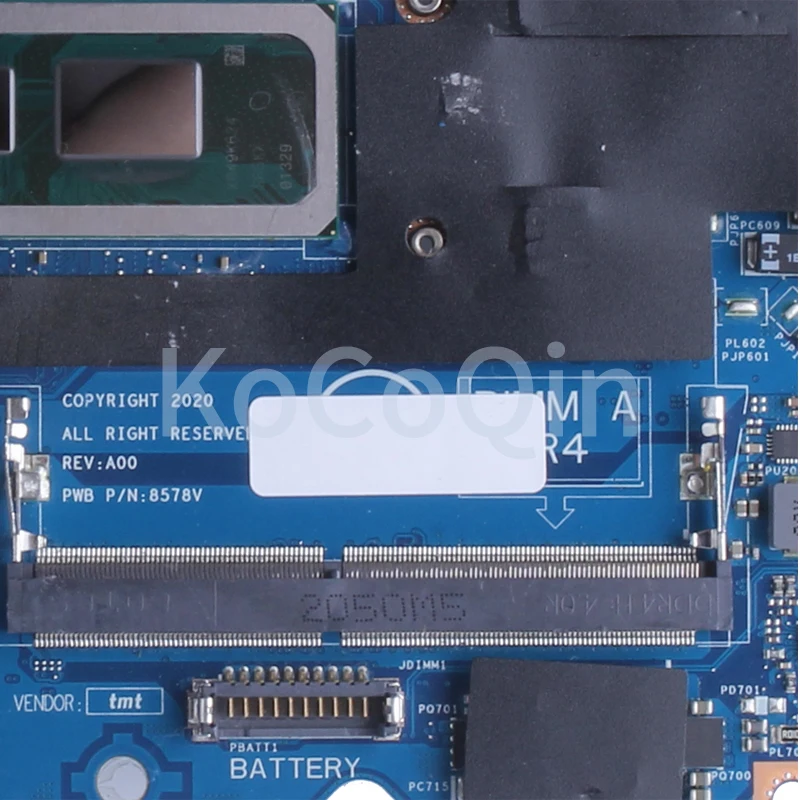 Placa base LA-J371P para portátil Dell Latitude 5410, placa base probada completamente, 030CV1, 033T9K, i5-10210U, i5-10310U, i7-10610U - imagen 5