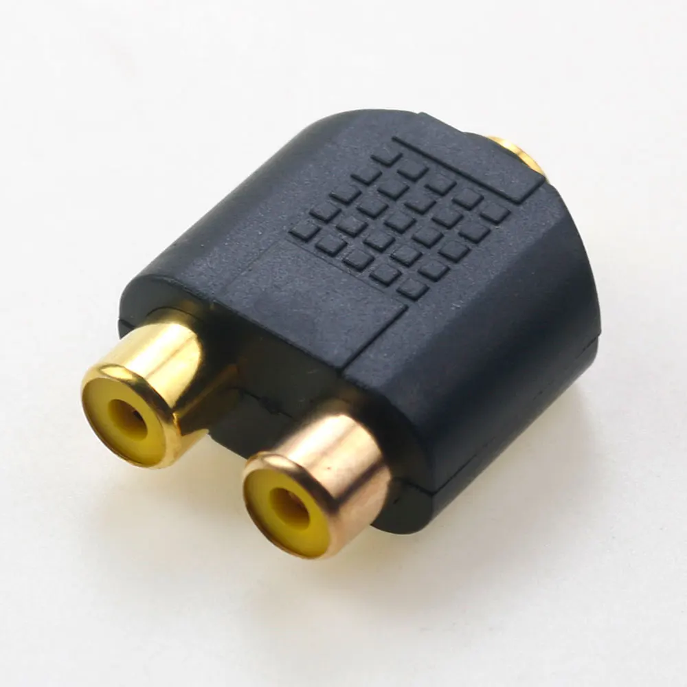 Convertidor de Cable de Audio de 3,5mm, Conector estéreo macho a 2 RCA, adaptador hembra Y divisor, 3,5mm - imagen 5