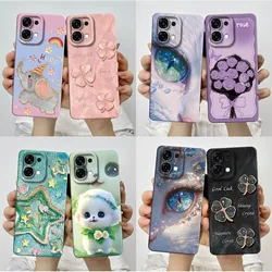 OPPO A6 Pro 5G – Funda Silicona Antigolpes, Diseño Mariposas