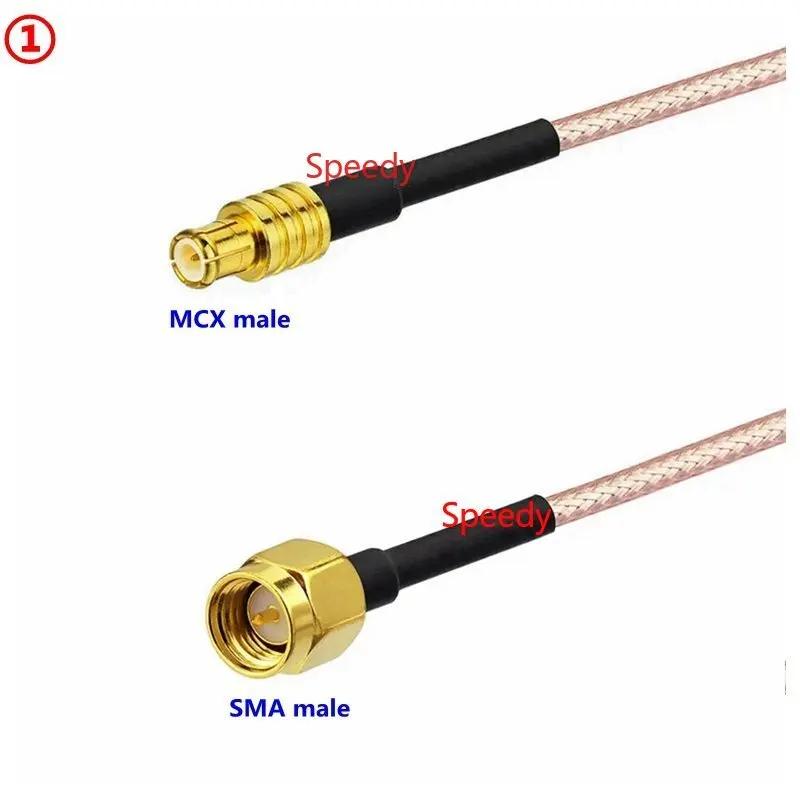 Cable MCX macho RG316 UHF tipo N BNC TNC macho hembra a MCX macho, engarce MCX macho para RG316 Pigtai, baja pérdida, entrega rápida - imagen 2