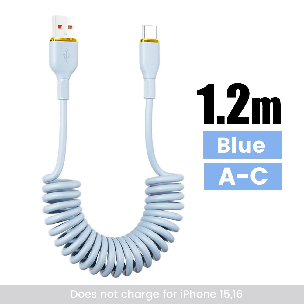 USB A to C Blue