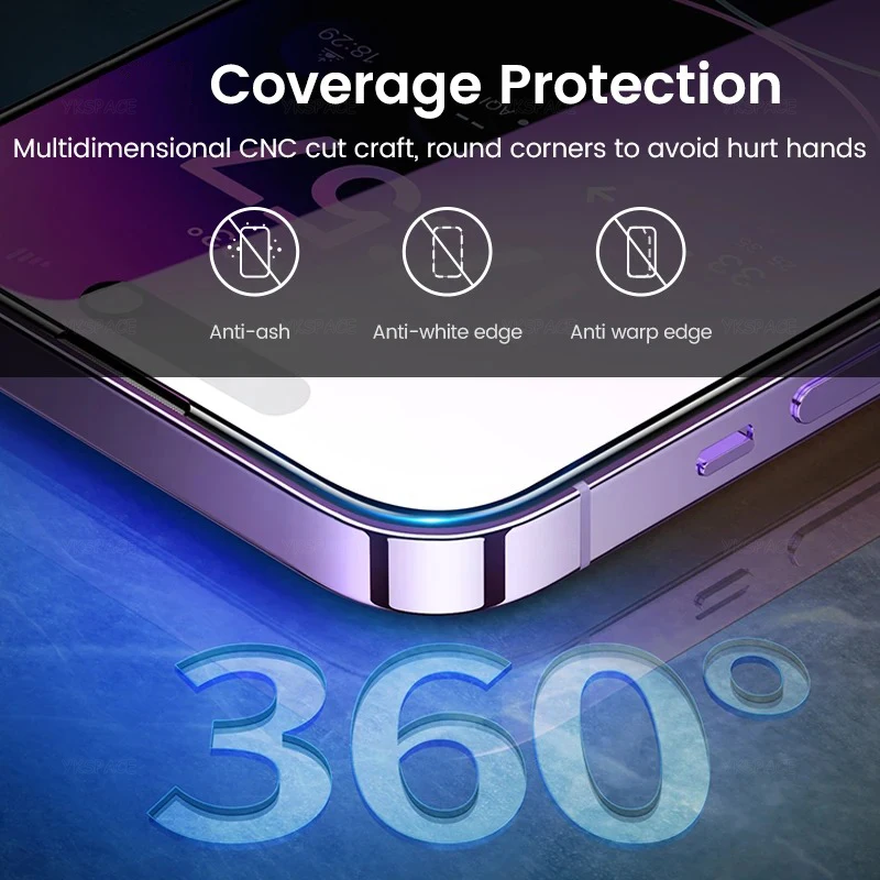 3-10 Uds. Vidrio templado transparente HD 9H de alta calidad para iPhone 17 Air 16 15 14 Plus 13 12 mini Pro Max Protector de pantalla transparente - imagen 2