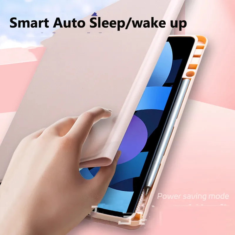 Funda con teclado y ratón Bluetooth para Huawei Matepad SE 11 2024 AGS6-W09 Funda con portalápices Funda de cuero TPU - imagen 5