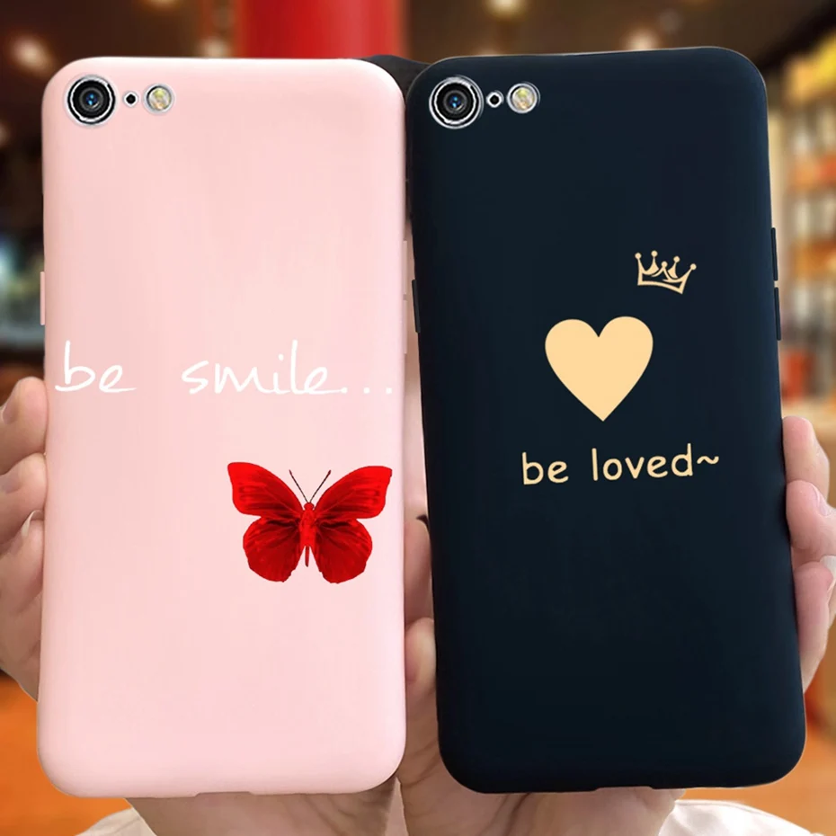 Para iPhone 6 6s Plus 6Plus nueva moda Coool funda de teléfono para iPhone6s 6 s Plus iPhone6 Color caramelo funda trasera de silicona suave TPU - imagen 2