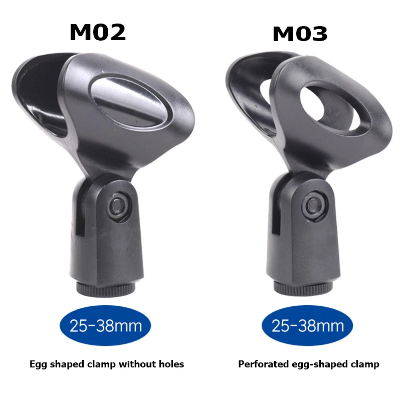 Clip de micrófono Universal para Shure, soporte de montaje de micrófono inalámbrico/con cable de mano, soporte giratorio duradero, accesorios de micrófono - imagen 3