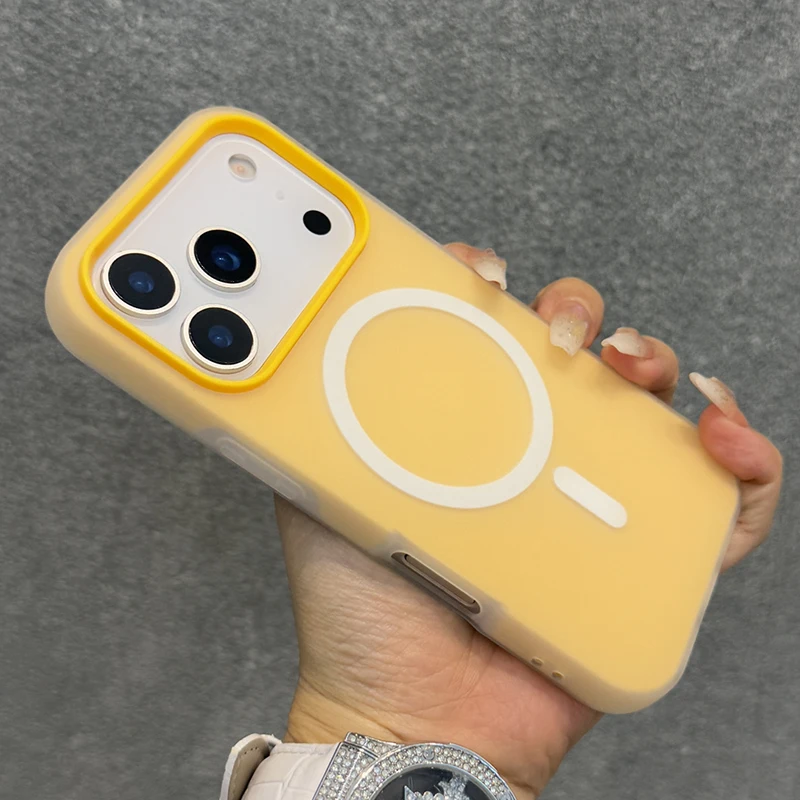 Funda magnética de estilo Popular Ins Stars para iPhone 17 Pro Max 16 Plus Air 15 14 13 12 11 para cubierta trasera de carga inalámbrica Magsafe - imagen 4