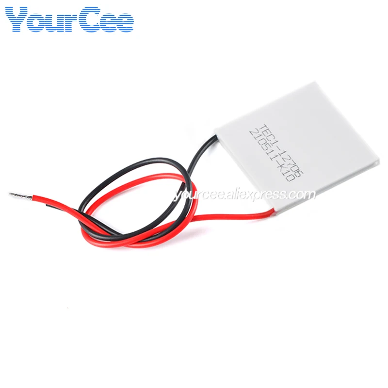 TEC1-12706 12V 6A refrigerador semiconductor refrigerador termoeléctrico Peltier DIY 40*40mm 40x40mm - imagen 2