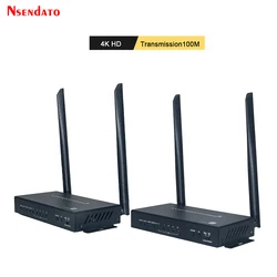Kit HDMI Inalámbrico 4K 60Hz conmutador KVM USB Monitor