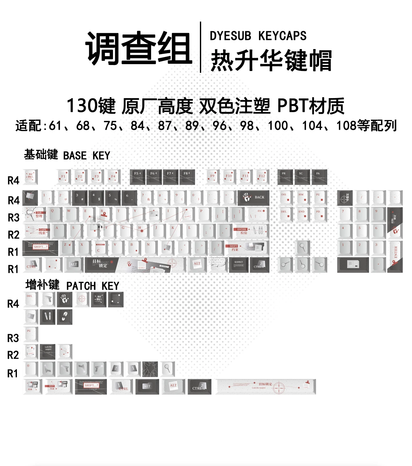 cherry 130keycap set
