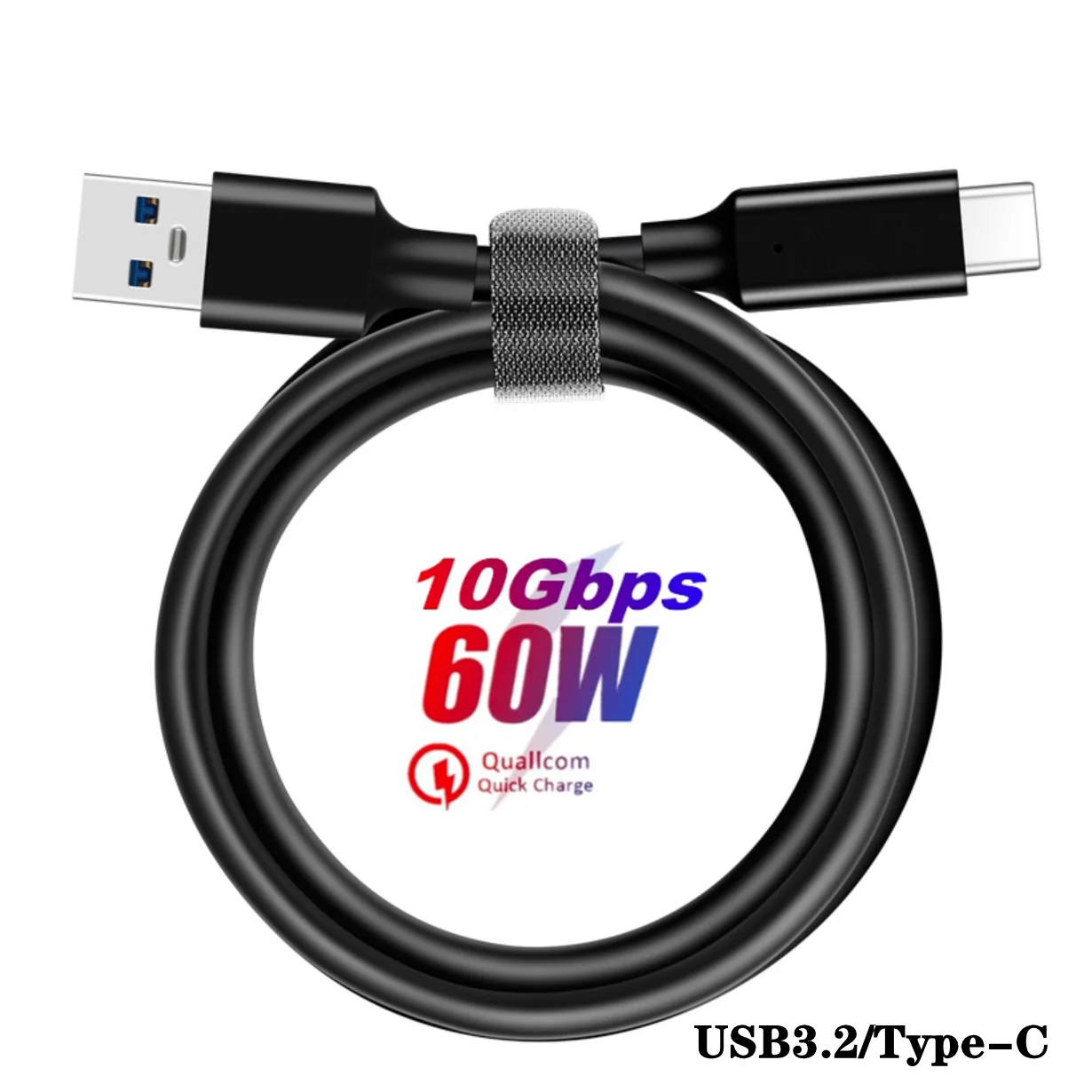 Cable USB3.2 de 5m, 3M, 10Gbps, USB A a tipo C, cable de transferencia de datos tipo c para teléfono móvil, disco duro SSD, Cable de carga rápida 3A 60W - imagen 2