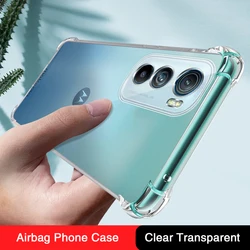 Funda Silicona Motorola Moto Edge – Transparente Antigolpes