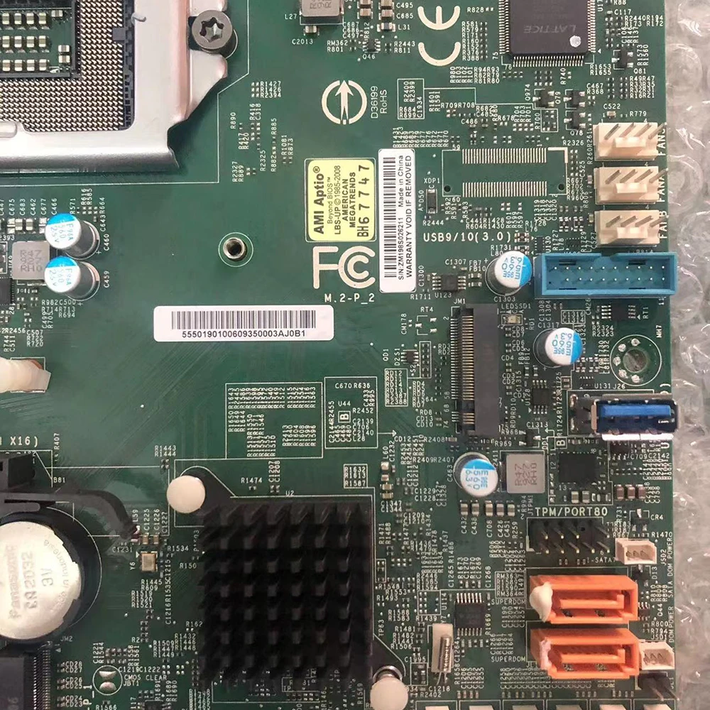 Original 8ta/9a generación. Procesador Core i3 Xeon E-2100/2200, placa base de servidor LGA1151 de un solo enchufe X11SCH-LN4F - imagen 4