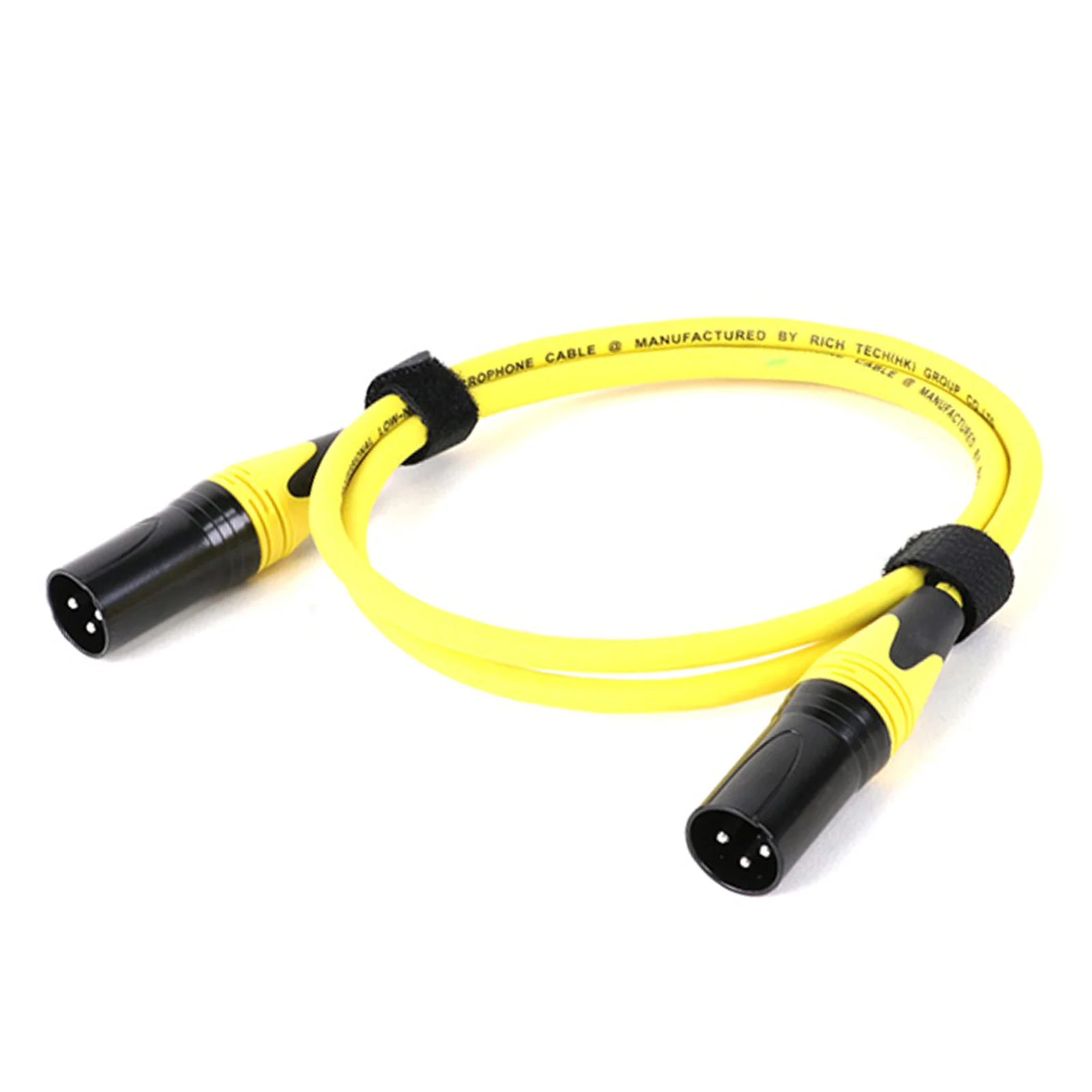 Cable XLR macho a macho M/M cañón de 3 pines OFC Audio lámina de Cable colorido + trenzado blindado para amplificador mezclador de micrófono 1 pieza 0,3 M-15 M - imagen 2