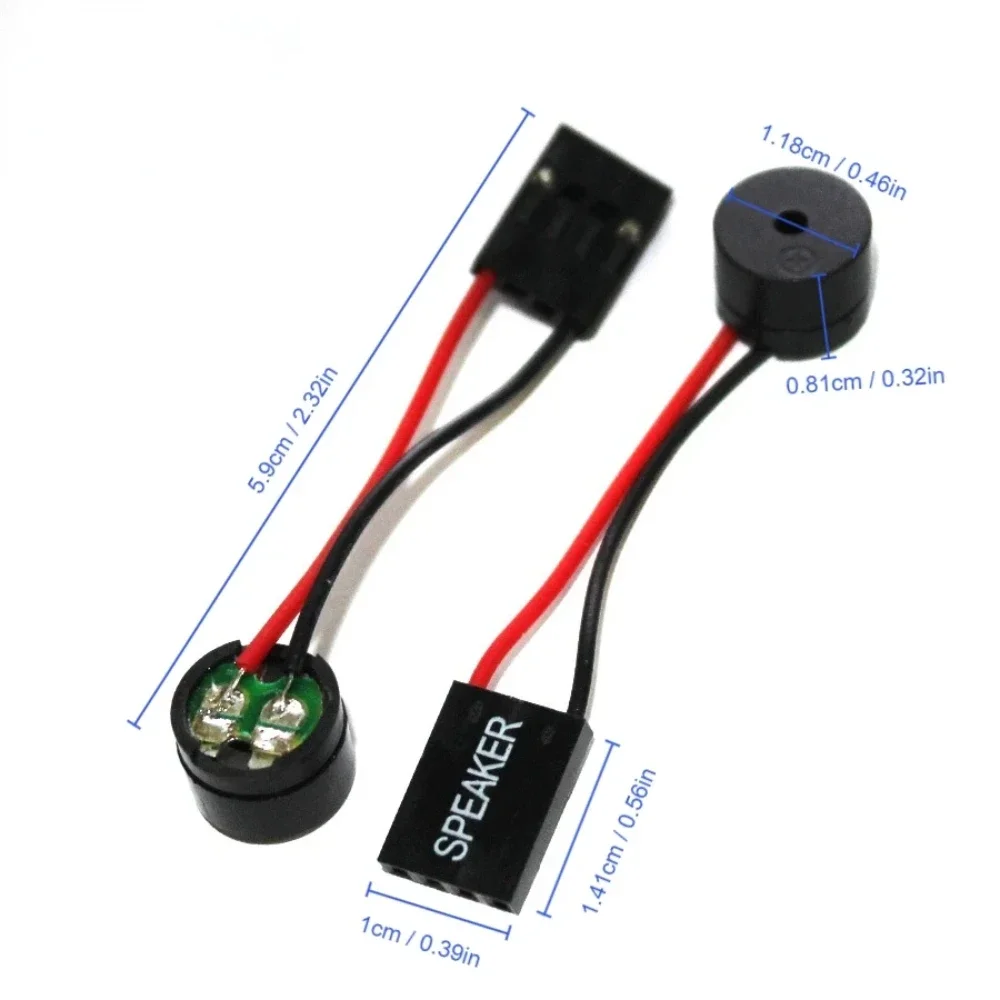 Mini altavoz con enchufe, Kit de altavoces en miniatura para PC, BIOS y placa base, altavoz de ordenador, placa base, Kit de altavoces con alarma de pitido, 10/20 piezas - imagen 3