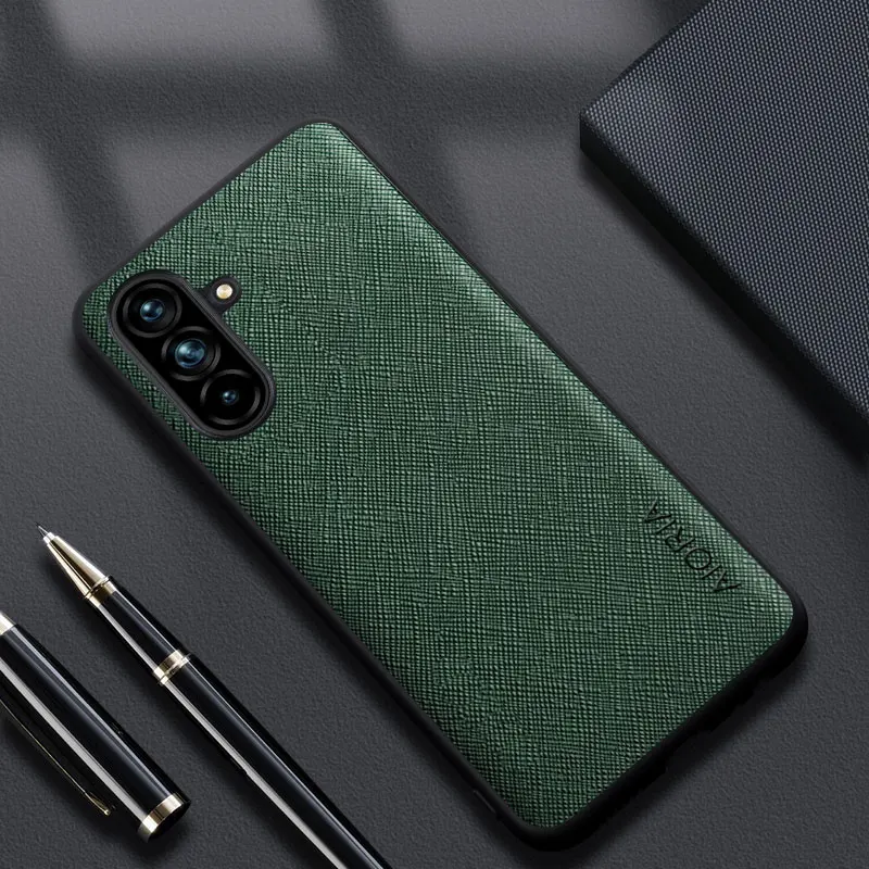 Funda moderna y elegante para Samsung galaxy A22 A23 A24 A25 A26 4G 5G, teléfono de piel sintética duradero y sencillo - imagen 3