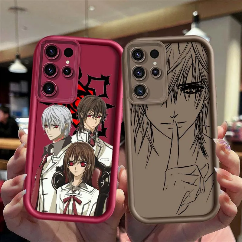 Funda Kaname Kuran para Samsung Galaxy S25 S24 S23 S22 S21 S20 Ultra Plus FE 5G funda de teléfono con escalera ocular