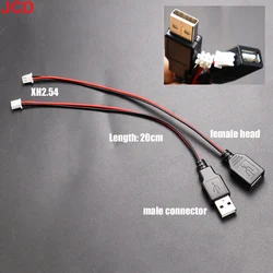 JCD Cable USB Macho-Hembra a Terminal XH2.54-2P