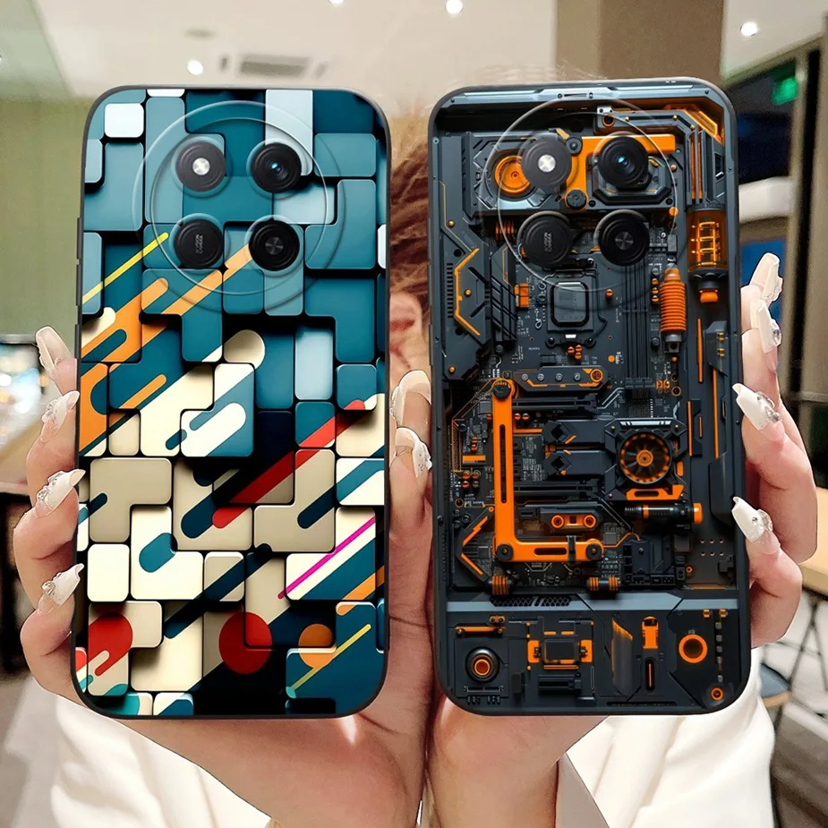 Para Honor Magic7 Lite funda BRP-NX1 de lujo de moda cubierta pintada de caramelo funda de teléfono suave de TPU para Honor Magic 7 Lite Magic7 Pro bolsas - imagen 3