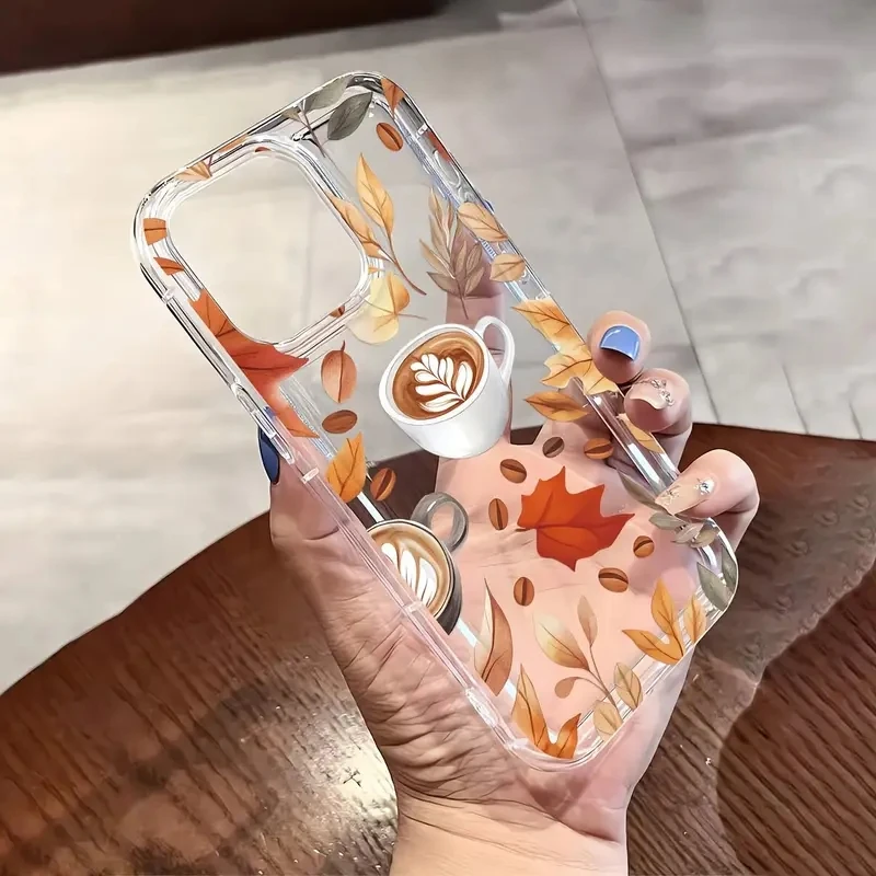 Cálido otoño café postre funda de teléfono para Samsung Galaxy S25 S24 S23 Ultra S22 Plus S21 FE A55 A35 A15 A54 A53 A52 A34 A14 - imagen 5