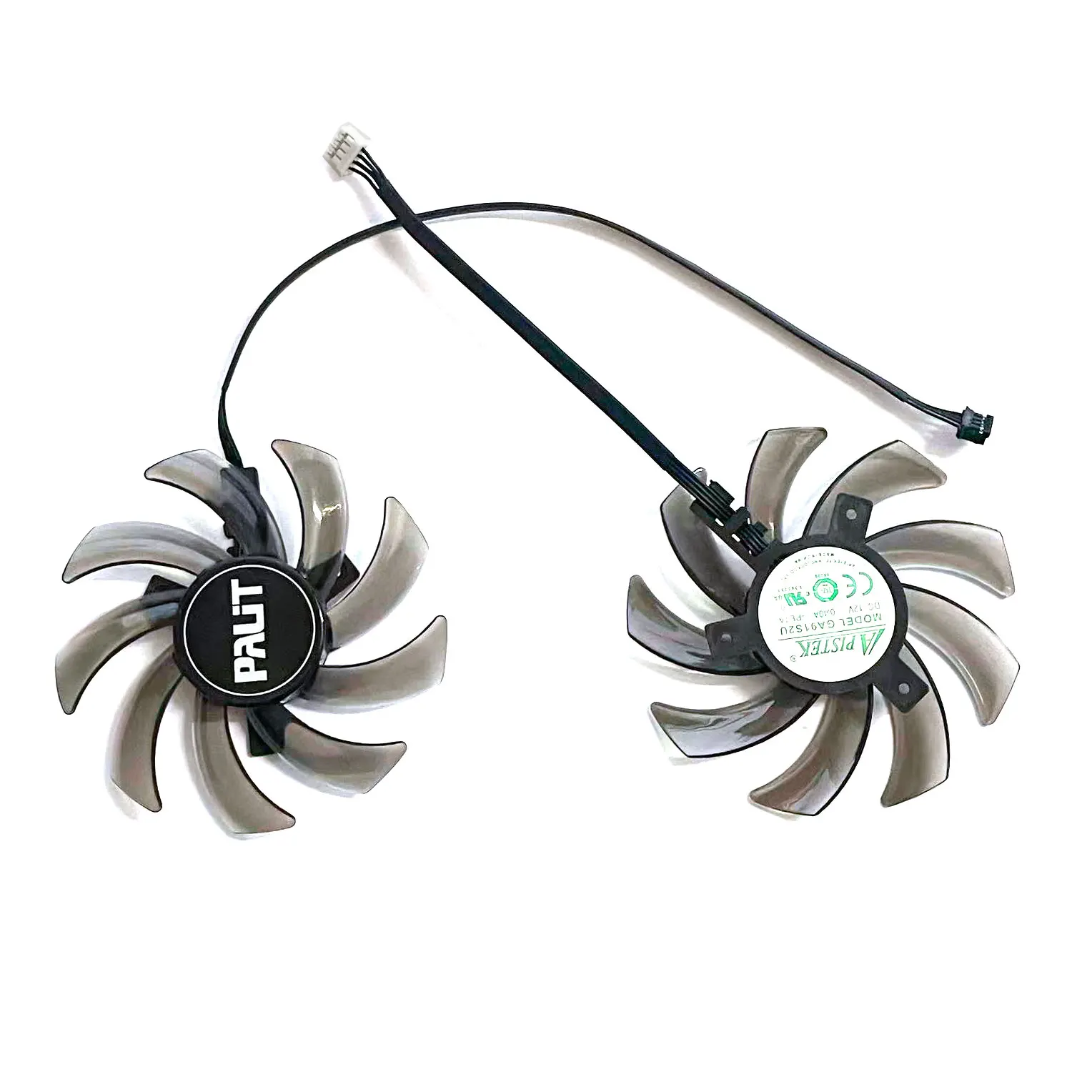 Adecuado para Palit GTX1660 1660 Super 1660TI RTX2060 2070 ventilador de repuesto para tarjeta gráfica 85MM 4PIN GA91S2U FDC10H12S9-C ventilador GPU - imagen 3