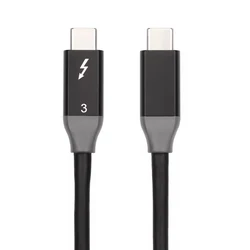 Cable Thunderbolt 3 USB-C Macho-Macho Transferencia de Datos 40 Gbps