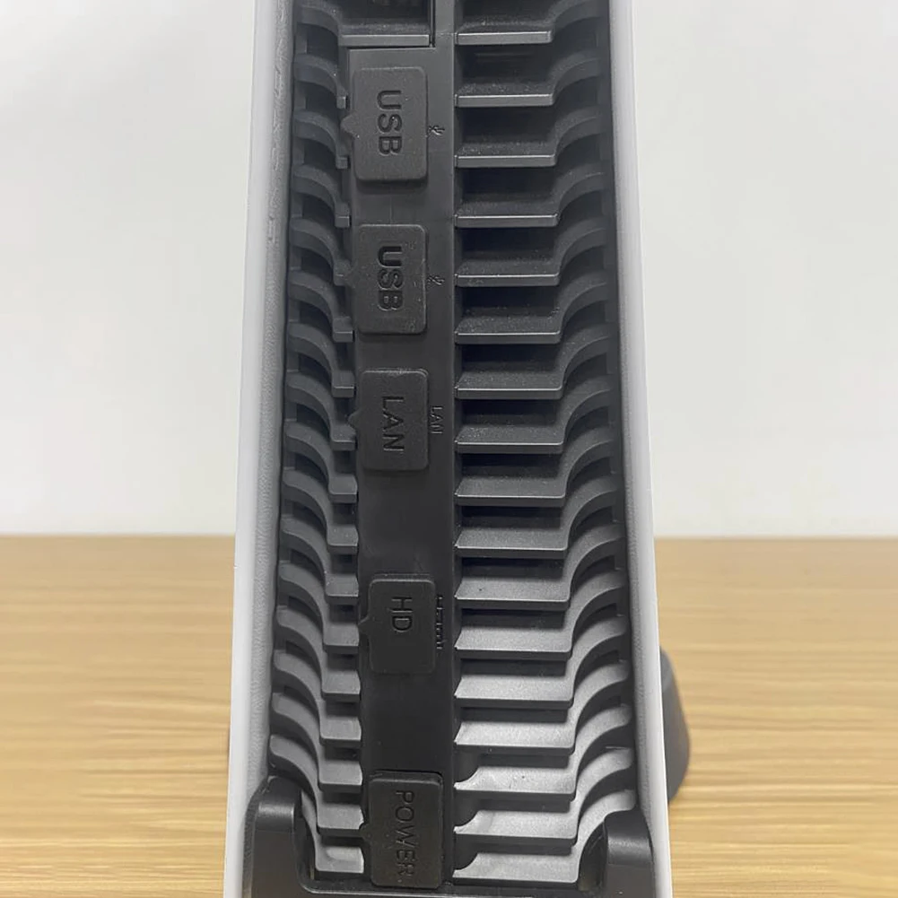 Protector contra el polvo con enchufe a prueba de polvo de silicona 12 en 1 para PS5 Slim para Playstation 5 paquete de accesorios para consola delgada - imagen 3