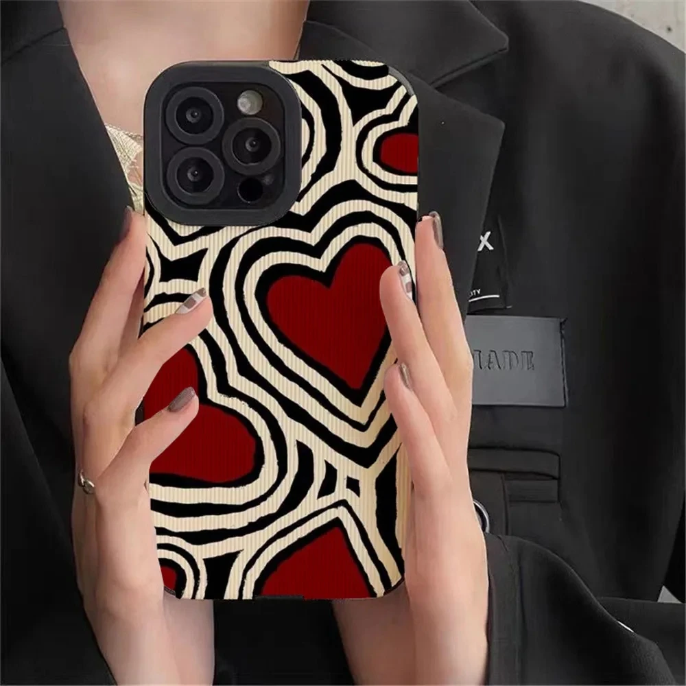 Funda de silicona con corazones de amor románticos para Samsung Galaxy, funda de teléfono para Samsung Galaxy A54, 5G, A52, A50, A51, A31, A32, A33, A21S, A53, A71, A72, A73, A12, A13, A14 - imagen 5