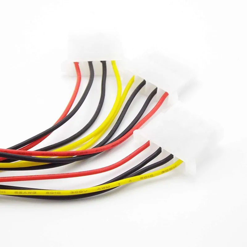 1/2/5 Uds nuevo Cable de alimentación del chasis de 0,2 m un punto tres, Cable de alimentación Ide grande 4P un punto tres interfaz SATA serie SATA 1/3 C5 - imagen 3