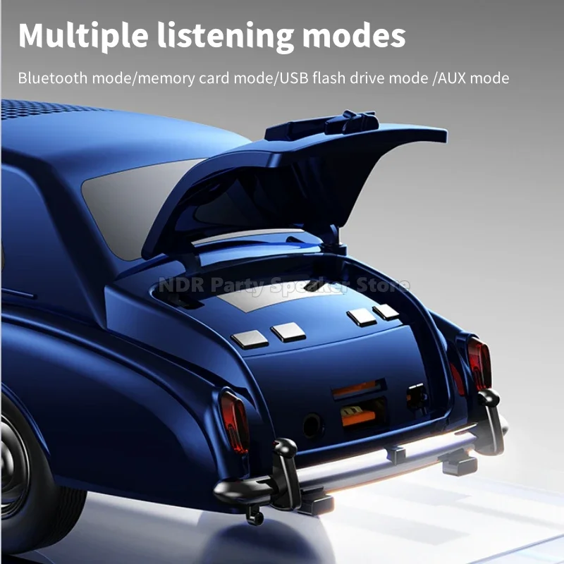 JY99 Pro para altavoces Bluetooth inalámbricos de PC, coche Boombox clásico en forma de HIFI compatible con USB, tarjeta TF, AUX, regalo especial y sonido - imagen 5