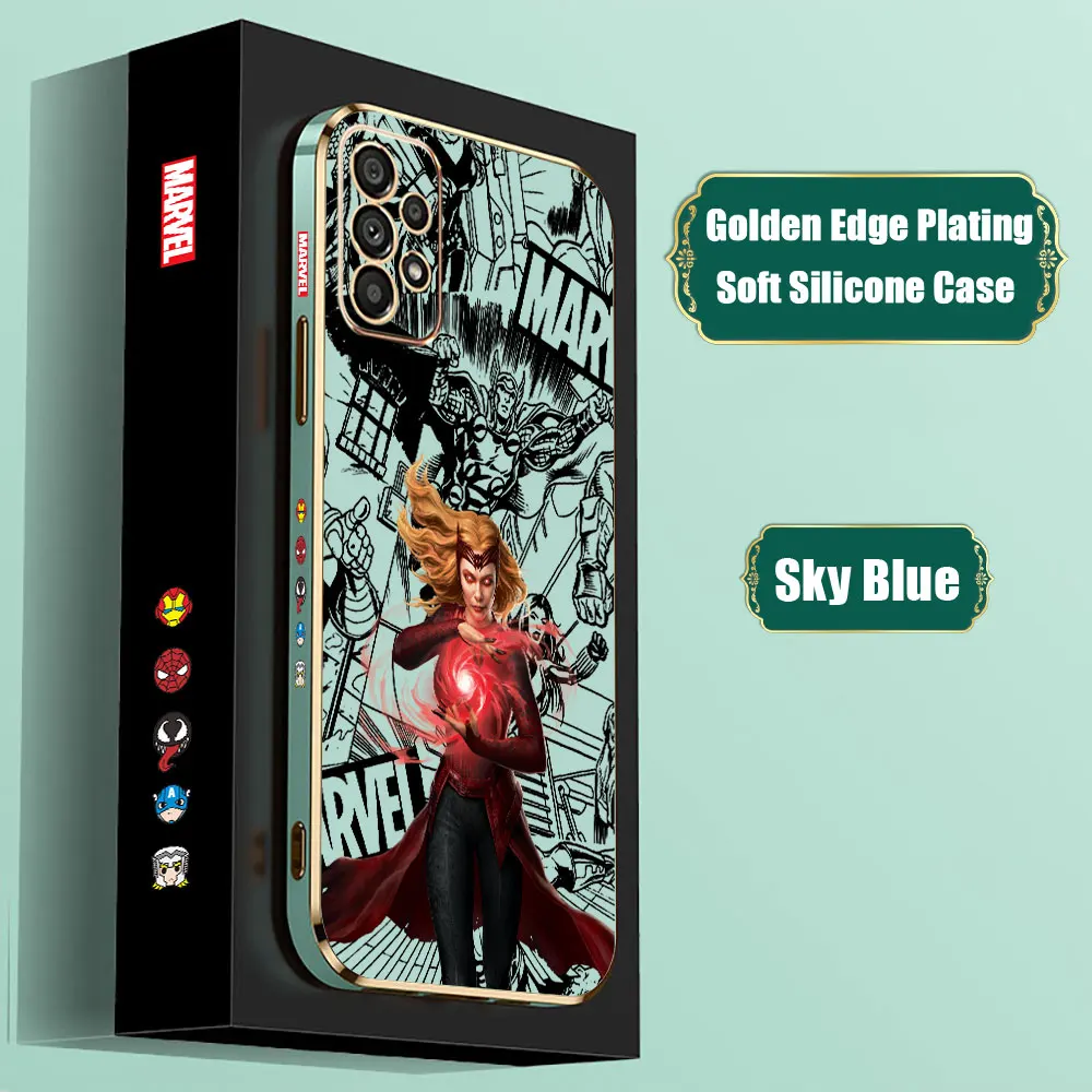 Marvel Wanda Scarlet Witch Case para Samsung Galaxy, A55, A54, A53, A52, A52S, A51, A73, A72, A71, A42, A35, A34, A33, A32, A31, A25, A24, 5G - imagen 4