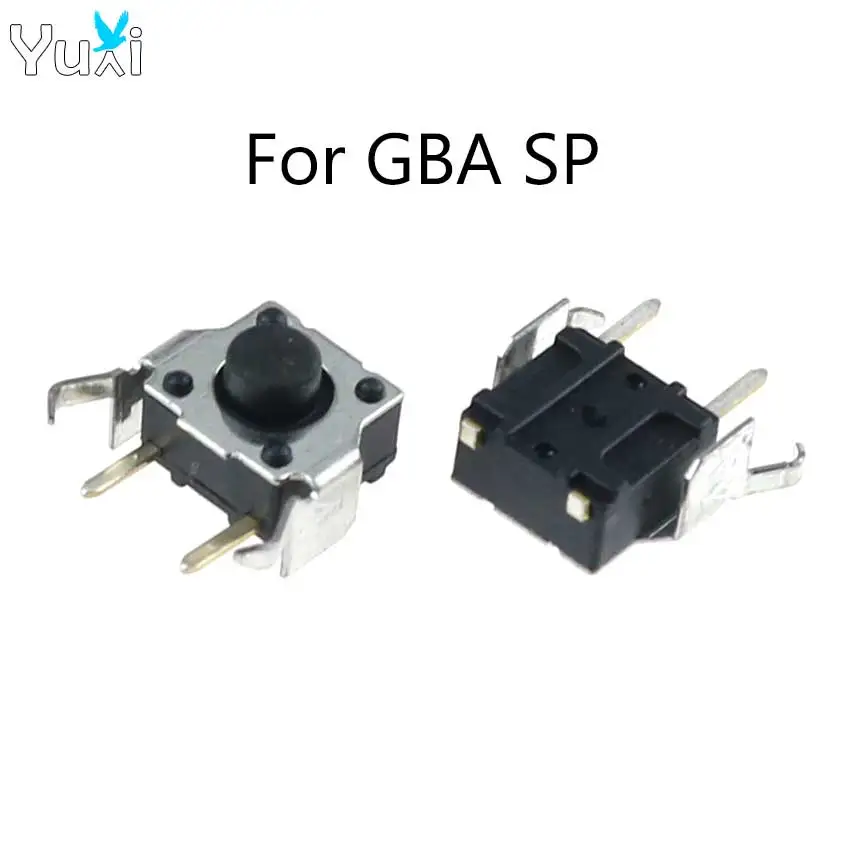 YuXi-2 piezas para Gameboy Advance SP, botón de disparo izquierdo y derecho L R, microinterruptor para GBA SP, consola de juegos NDS