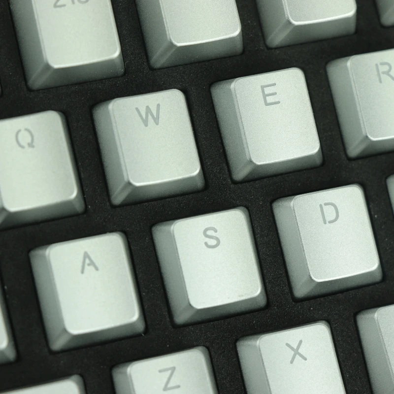 Hi UM-teclas de aleación de aluminio personalizadas con borde redondo de cereza, teclas transmisoras CuteSilver Gold Black Metal Point Key Caps para jugadores