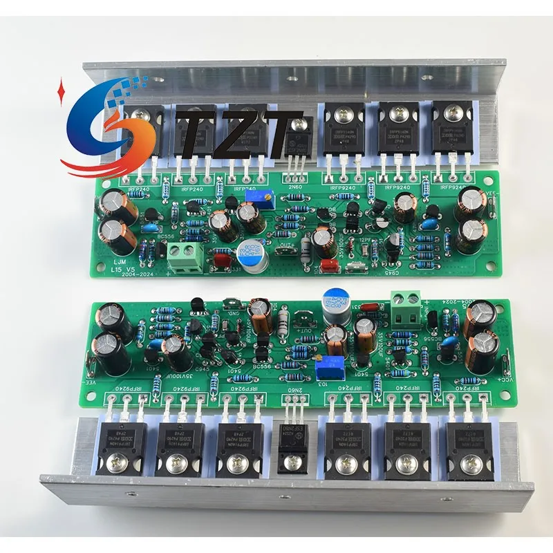 Placa amplificadora de potencia TZT A50W Clase A pura 50W IRFP9140N placa amplificadora de Audio de tubo de efecto de campo de alta corriente