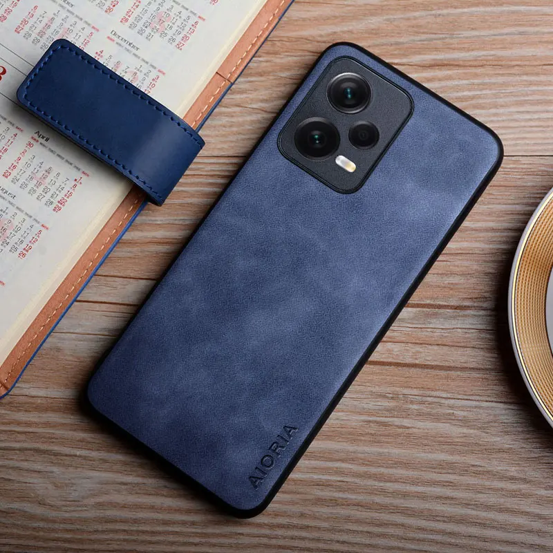 Funda de cuero pu para Redmi Note 12 Pro Plus 12S 4G 5G, tacto suave, premium, duradera - imagen 5
