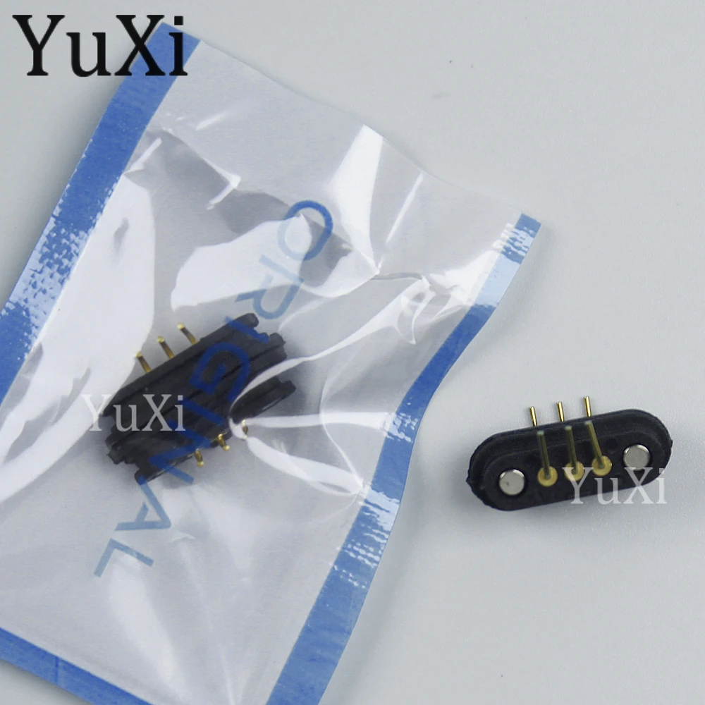 1 Juego de conector de clavija Pogo magnético de CC 2A 36V Pogopin macho hembra con resorte 2 pines 3 pines 5 pines toma de corriente CC 2,45mm 2,80 MM - imagen 2