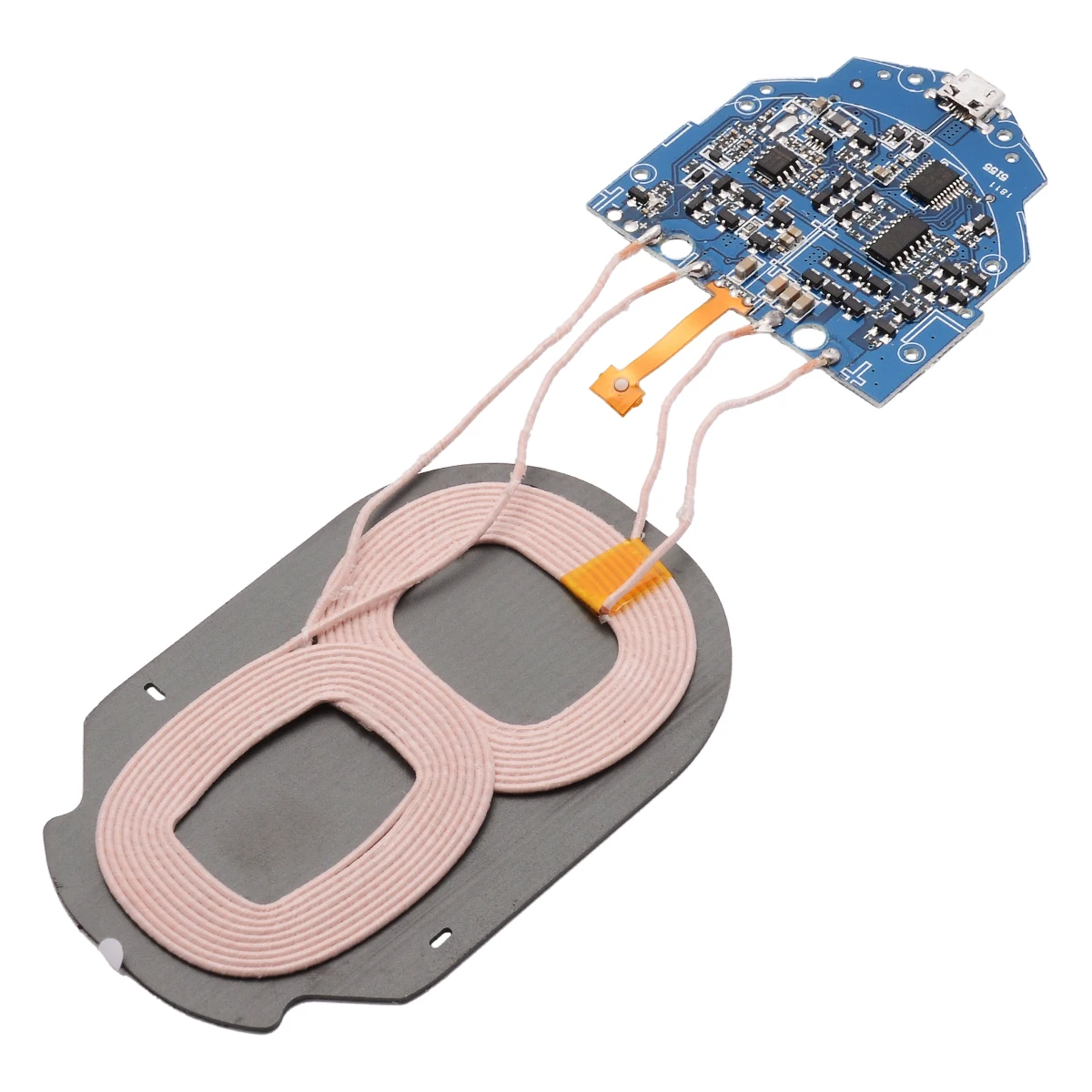 Módulo transmisor placa de circuito de bobina interfaz tipo C de 15W cargador inalámbrico de carga rápida PCBA accesorios estándar de teléfono DIY - imagen 5