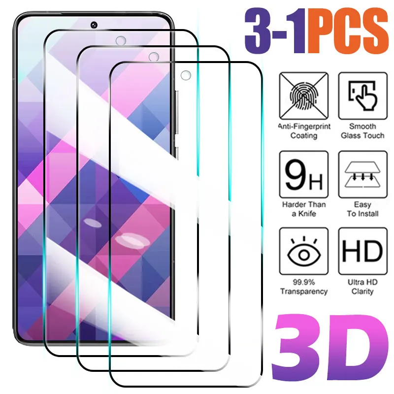3-1 Uds 3D 9H Protector de pantalla de vidrio templado para Realme C75 C51 C63 C61 C67 5G C35 C33 C31 C25Y C21 C17 C15 C12 C11 C30 vidrio