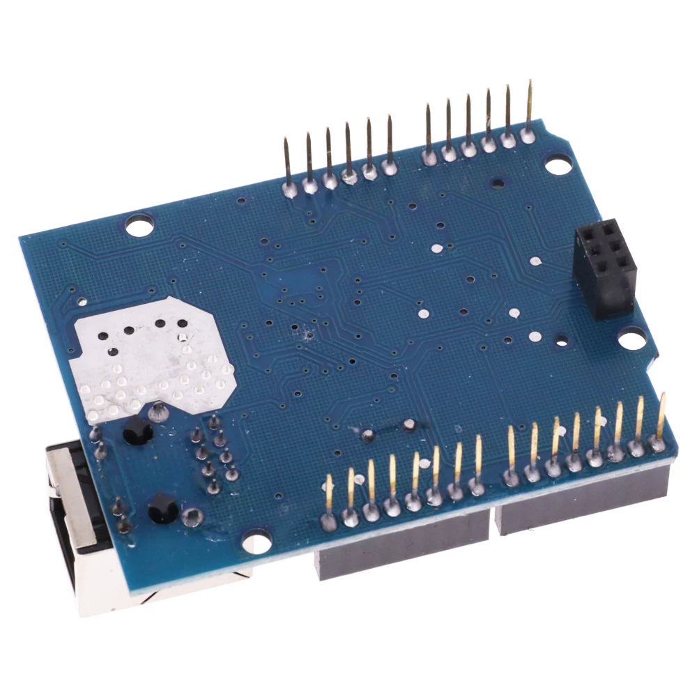 UNO-escudo Ethernet Wiznet W5100 R3 Mega2560 1280 328, placa de desarrollo de extensión para tarjeta Micro SD Arduino, módulo de puerto de red - imagen 2
