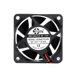 Ventilador SXDOOL 6025 60mm 24V DC Refrigeración PC