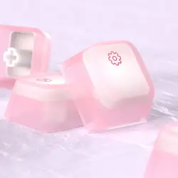 Nogi Keycaps Sakura Blanco y Negro ABS – Teclado Mecánico Gaming