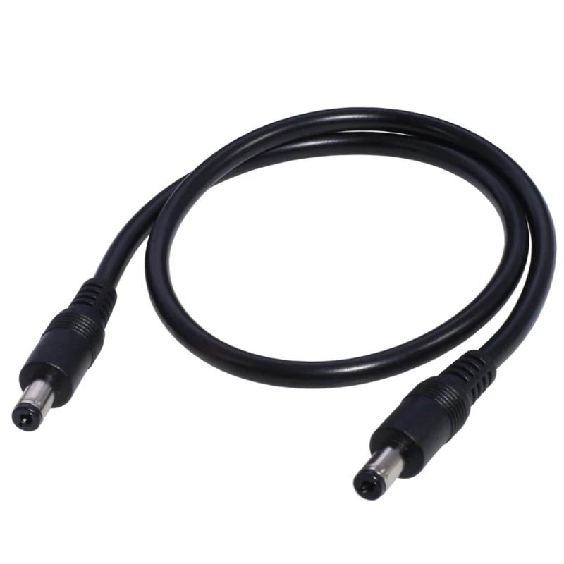 18AWG DC enchufe de alimentación 5,5x2,1mm macho a 5,5x2,1mm macho CCTV Cable conector adaptador 12V 10A cables de extensión de alimentación 0,5 m-5m