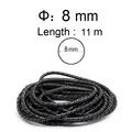 8mm Black  11m