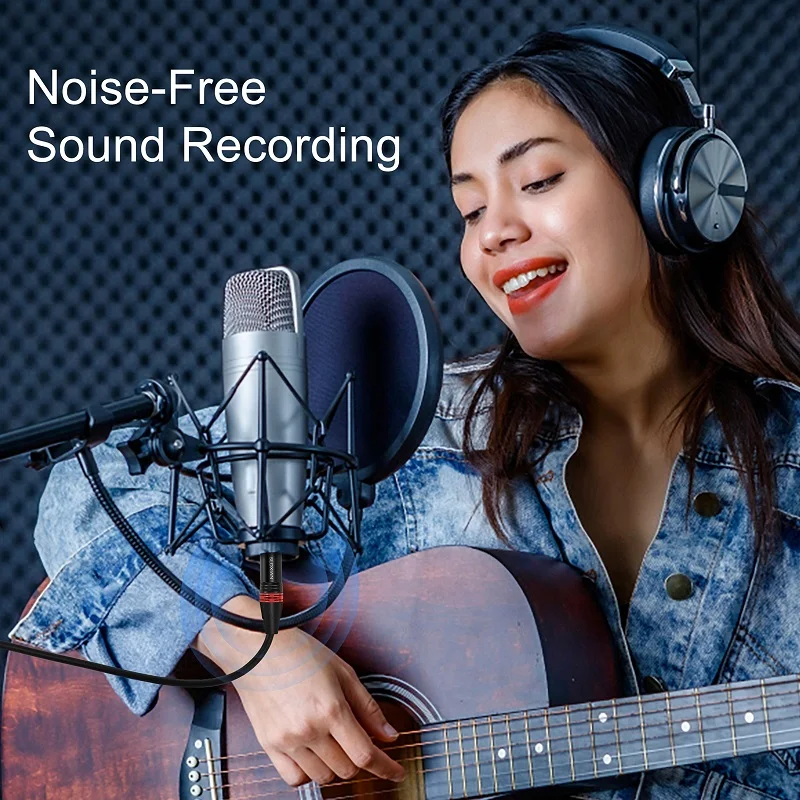 Cable TRS a XLR macho de 1/4 pulgadas, conector TRS equilibrado de 6,35mm a XLR macho TRS de 3 pines a cable de micrófono macho XLR - imagen 4