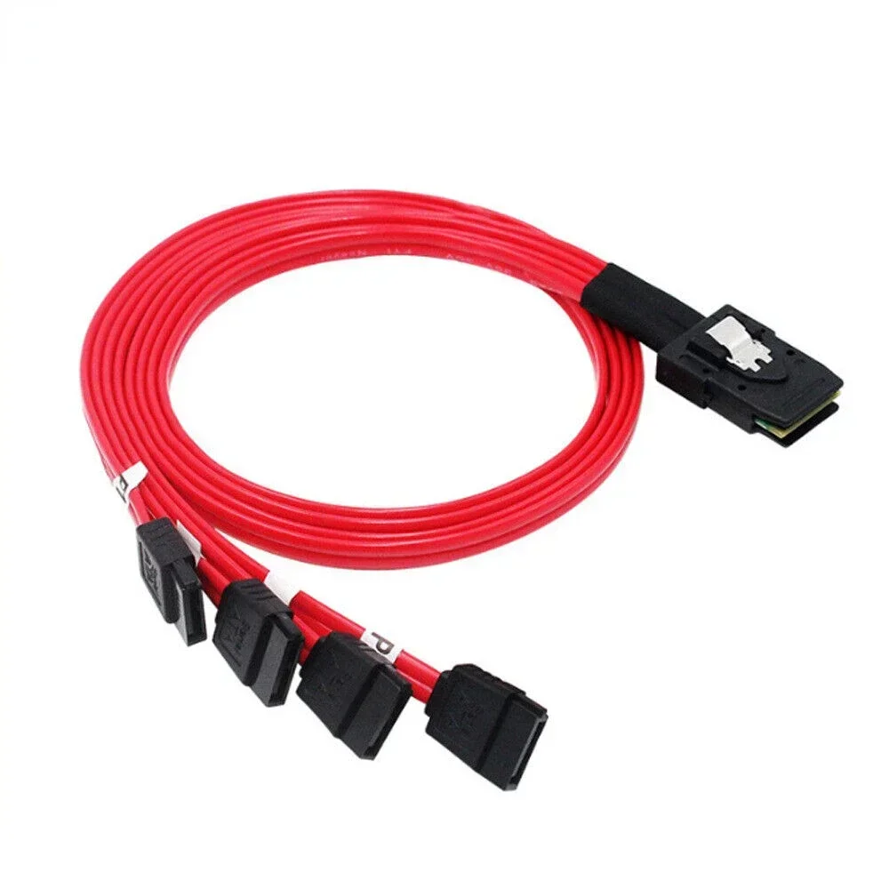 Cable de conexión de alta velocidad para servidor SATA MINI SAS SFF-8087 a 4 puertos - imagen 5