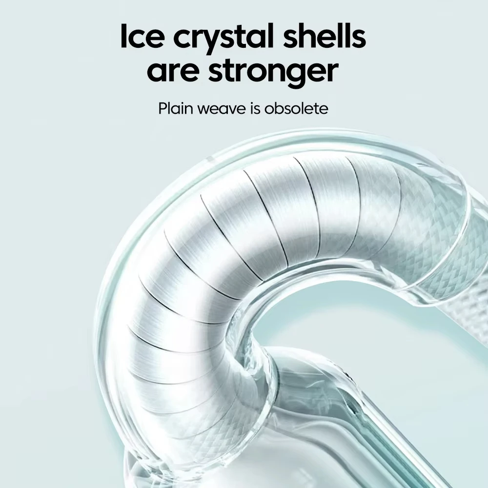 Cable NNBILI antisobrecalentamiento de 65W para iPhone 16 15 Pro Max Cable Dual tipo C de carga rápida transparente para Macbook Xiaomi Samsung - imagen 2