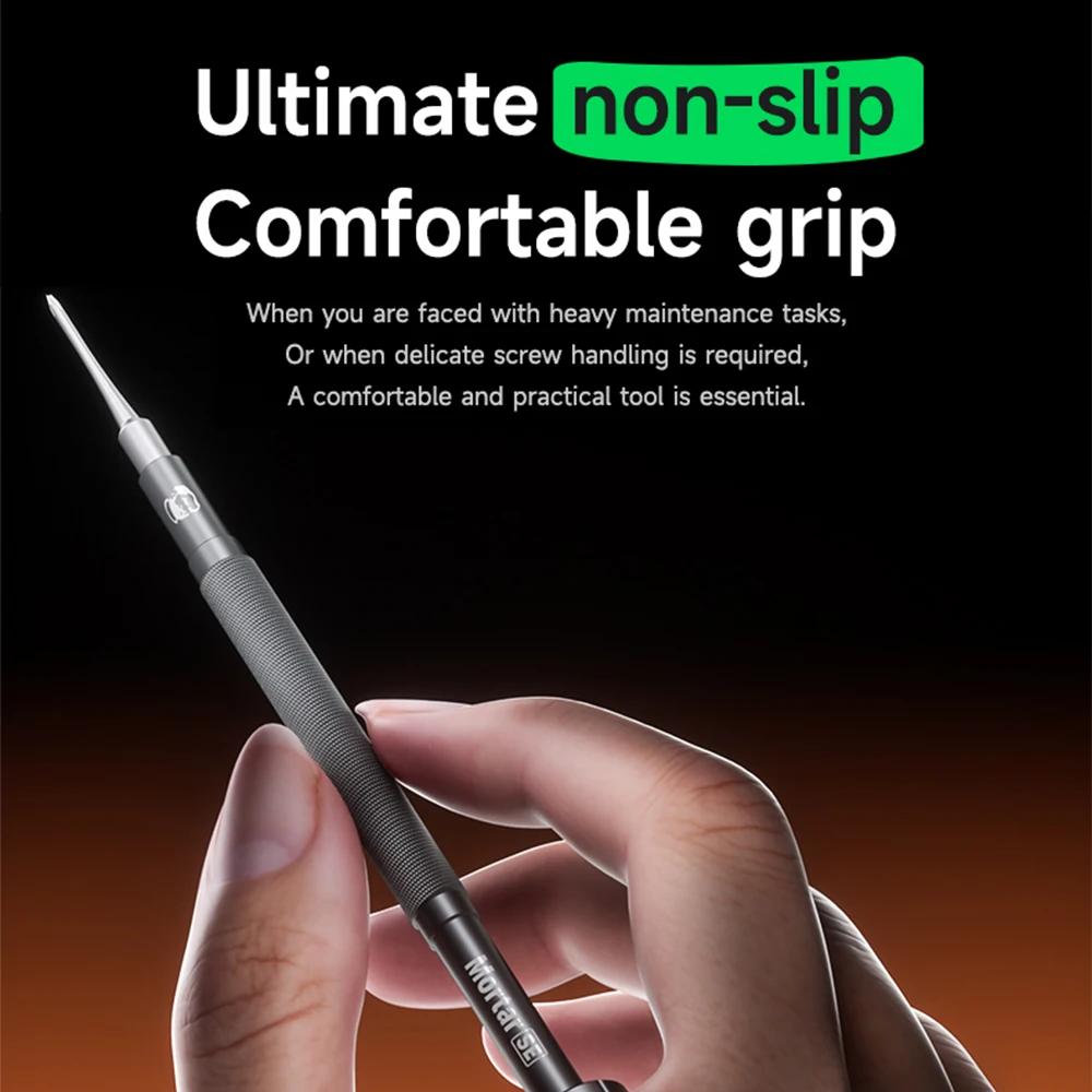 Juego de destornilladores magnéticos de precisión MECHANIC Mortar SE para IPhone, Android, reparación de teléfonos móviles, herramientas de destornillador manual de desmontaje - imagen 3