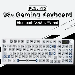 Mathew KC98 Pro, teclado mecánico barebone 98% hot-swap RGB