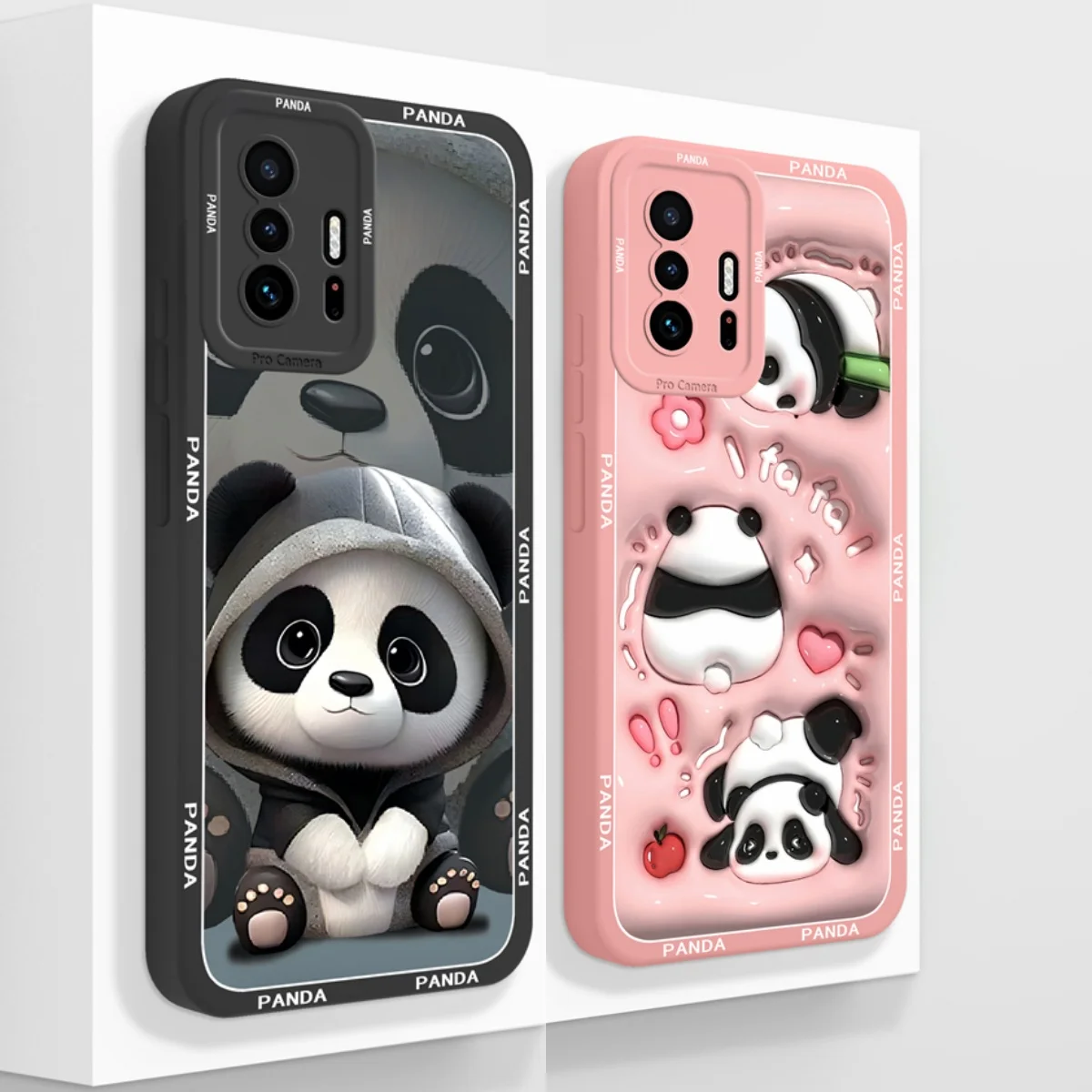 Funda bonita de Panda para Xiaomi 11T Pro, Funda de silicona líquida de alta calidad para Mi 11 T 11TPro, Fundas traseras de protección completa