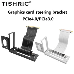 TISHRIC Adaptador Tarjeta Elevadora PCIe 4.0 16X Extensión Gráfica