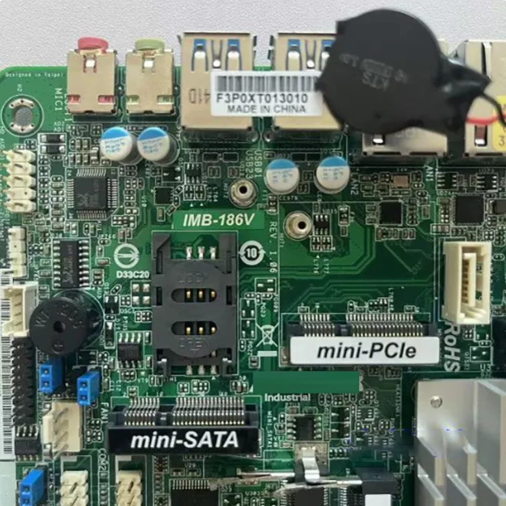 Placa de caja registradora de computadora industrial CPU I3 integrada Mini-ITX IMB-186V - imagen 3
